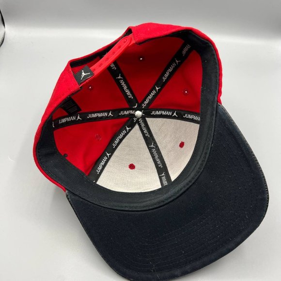 Air‎ Jordan Hat Men Red Black Jumpman Bred Wings Snap Back Cap